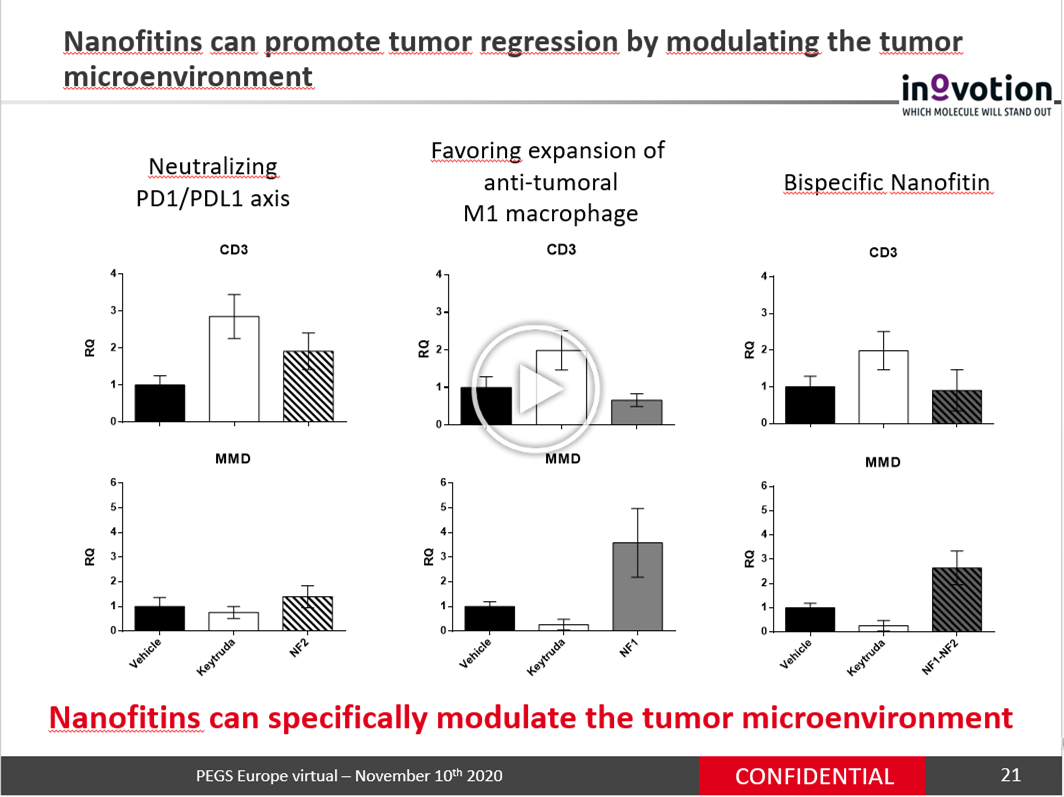 Multispecific Nanofitin assemblies for modulating the tumor microenvironment