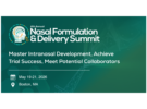 Nasal Formulation and Delivery Summit 2026